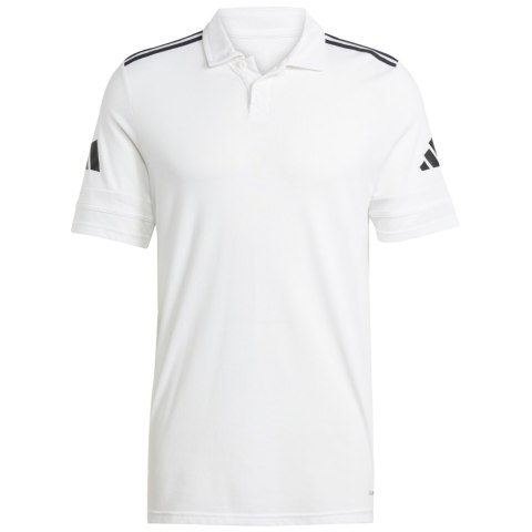 Koszulka męska adidas Squadra 25 Polo biała JY3419 Koszulka męska adidas Squadra 25 Polo biała JY3419