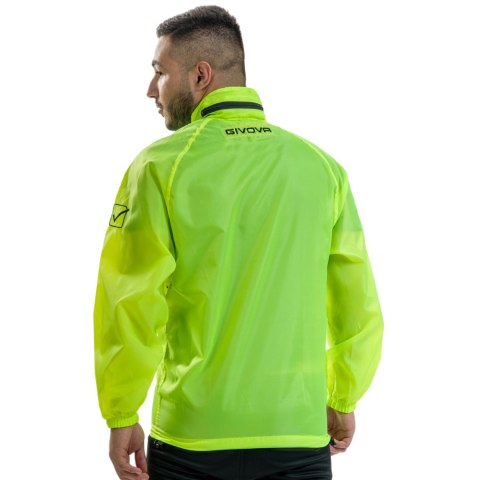 Kurtka Givova Rain Basico Fluo żółta RJ001 0019 Kurtka Givova Rain Basico Fluo żółta RJ001 0019