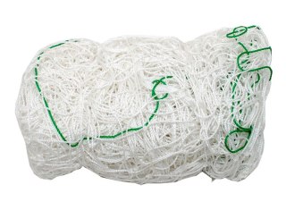 Siatka do piłki nożnej Domeks 7,5x2,5m GŁ. 2m PE 4 biała