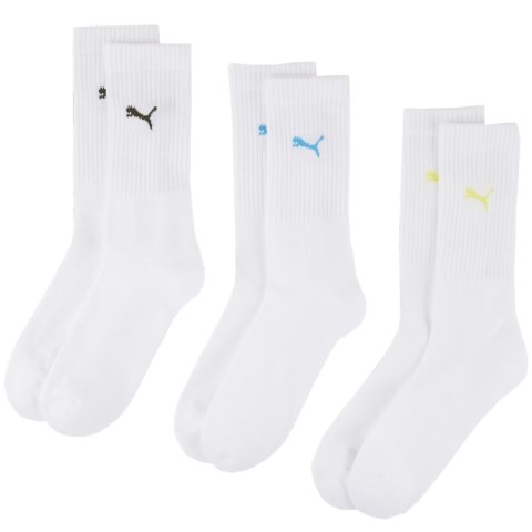 Skarpety Puma Crew długie 3 pary białe 880355 29 Skarpety Puma Crew długie 3 pary białe 880355 29