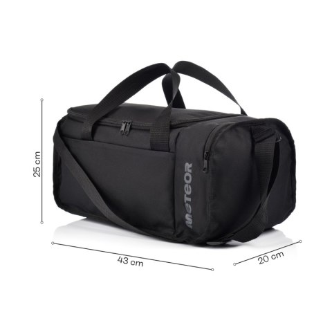 Torba Fitness Meteor Nanuq 20l czarna 16891 Torba Fitness Meteor Nanuq 20l czarna 16891