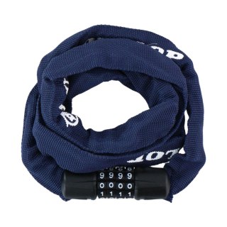 Zapięcie rowerowe Dunlop łańcuch na szyfr 120 cm granatowe 1042541
