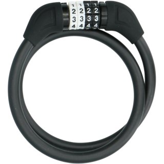 Zapięcie rowerowe Dunlop linka,szyfr 10 mm x 65 cm czarne 1042497
