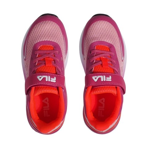Buty dla dzieci Fila Crusher V różowo-pomarańczowe FFK0076 43312 Buty dla dzieci Fila Crusher V różowo-pomarańczowe FFK0076 43312