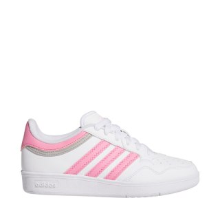 Buty dla dzieci adidas Hoops 4.0 biało-różowe JI0900