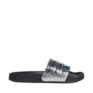 Klapki adidas Adilette Shower czarno-srebrne JQ9282