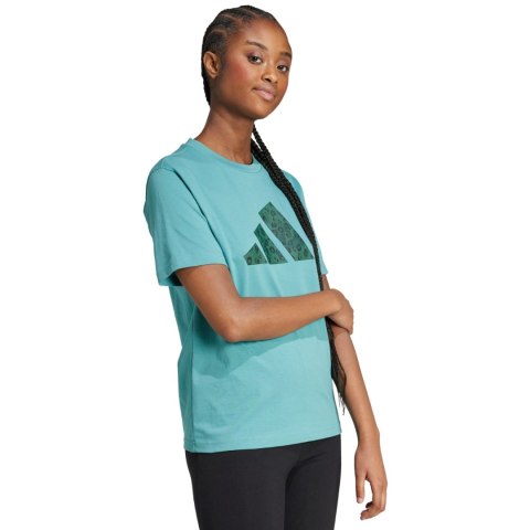 Koszulka damska adidas Animal Graphic zielona JV8535 Koszulka damska adidas Animal Graphic zielona JV8535
