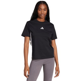 Koszulka damska adidas Essentials 3-Stripes czarna JD0846