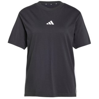 Koszulka damska adidas Essentials 3-Stripes czarna JD0846