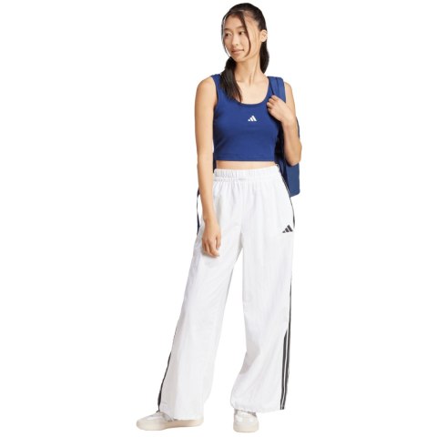 Koszulka damska adidas Essentials Small Logo Cotton Lifestyle Tank niebieska JC5939 Koszulka damska adidas Essentials Small Logo Cotton Lifestyle Tank niebieska JC5939