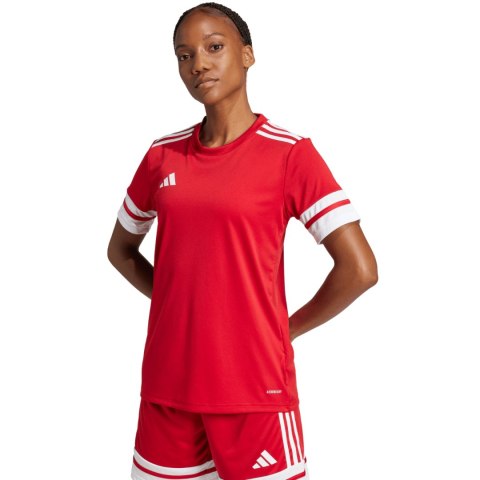 Koszulka damska adidas Squadra 25 Jersey czerwona JI9985 Koszulka damska adidas Squadra 25 Jersey czerwona JI9985