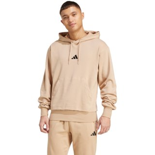 Bluza męska adidas Essentials Feelcozy French Terry beżowa JX3325