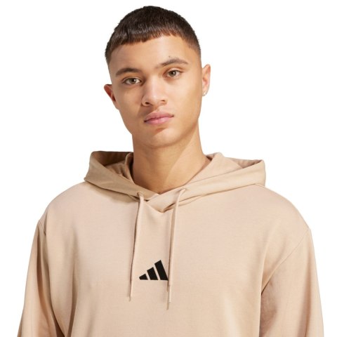 Bluza męska adidas Essentials Feelcozy French Terry beżowa JX3325 Bluza męska adidas Essentials Feelcozy French Terry beżowa JX3325