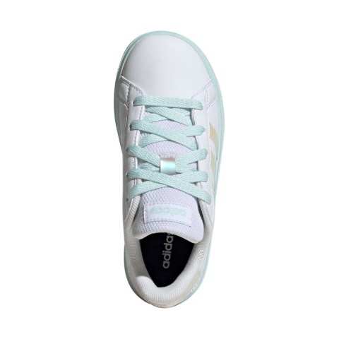 Buty dla dzieci adidas Grand Court Lifestyle Lace Tennis JR6097 Buty dla dzieci adidas Grand Court Lifestyle Lace Tennis JR6097