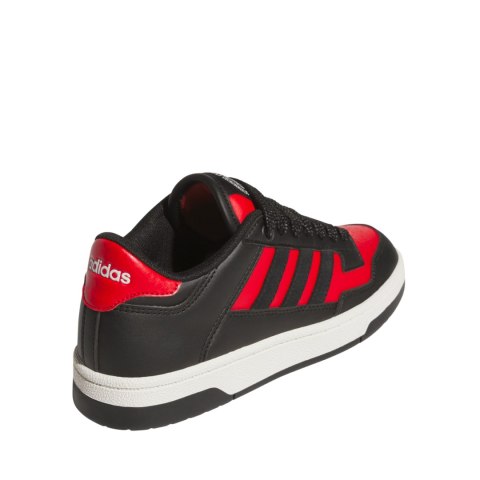 Buty dla dzieci adidas Rapid Court Low czarno-czerwone JR1020 Buty dla dzieci adidas Rapid Court Low czarno-czerwone JR1020