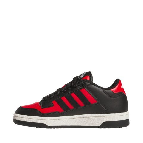 Buty dla dzieci adidas Rapid Court Low czarno-czerwone JR1020 Buty dla dzieci adidas Rapid Court Low czarno-czerwone JR1020
