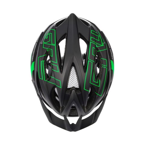 Kask rowerowy Meteor Gruver L 58-61 cm czarno-zielony 24746 Kask rowerowy Meteor Gruver L 58-61 cm czarno-zielony 24746