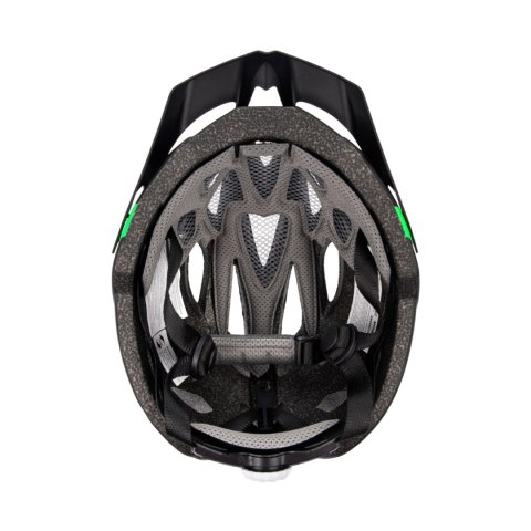 Kask rowerowy Meteor Gruver L 58-61 cm czarno-zielony 24746 Kask rowerowy Meteor Gruver L 58-61 cm czarno-zielony 24746