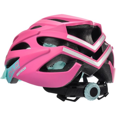 Kask rowerowy Meteor Ovlo M 55-58 cm różowy 16863 Kask rowerowy Meteor Ovlo M 55-58 cm różowy 16863