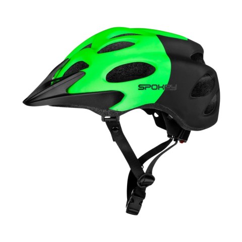 Kask rowerowy Spokey Checkpoint 58-61 cm zielony 928246 Kask rowerowy Spokey Checkpoint 58-61 cm zielony 928246