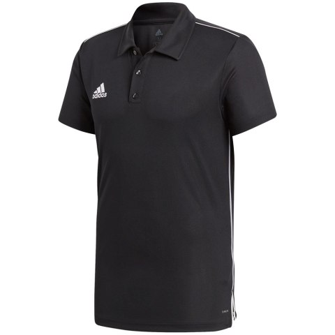 Koszulka męska adidas Core 18 Polo czarna CE9037 Koszulka męska adidas Core 18 Polo czarna CE9037