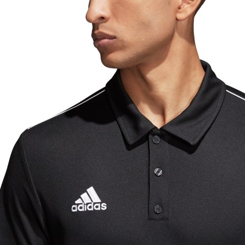 Koszulka męska adidas Core 18 Polo czarna CE9037 Koszulka męska adidas Core 18 Polo czarna CE9037
