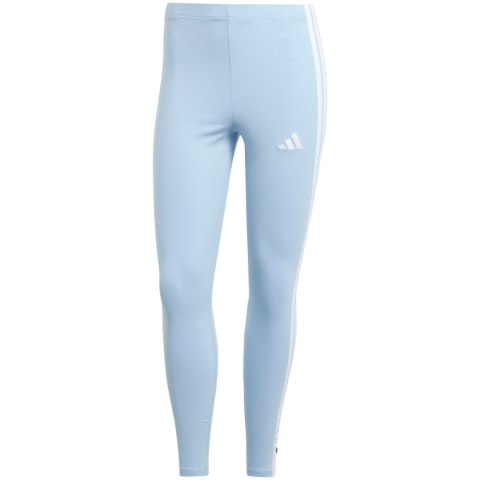Legginsy damskie adidas Essentials 3-Stripes Cotton błękitne JE0070 Legginsy damskie adidas Essentials 3-Stripes Cotton błękitne JE0070