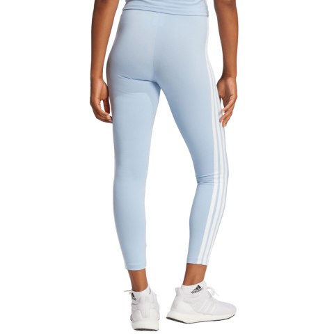 Legginsy damskie adidas Essentials 3-Stripes Cotton błękitne JE0070 Legginsy damskie adidas Essentials 3-Stripes Cotton błękitne JE0070