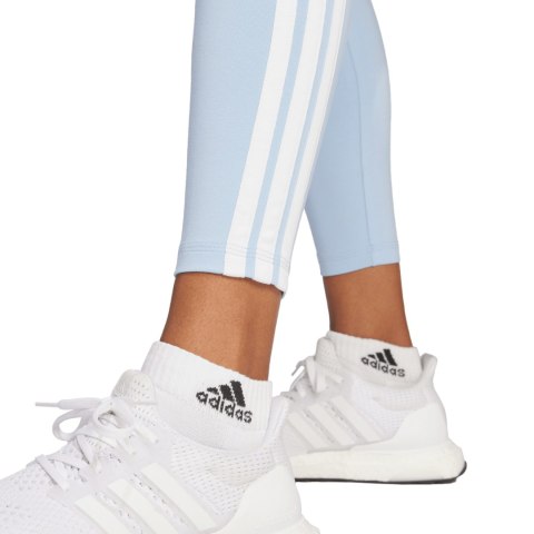 Legginsy damskie adidas Essentials 3-Stripes Cotton błękitne JE0070 Legginsy damskie adidas Essentials 3-Stripes Cotton błękitne JE0070