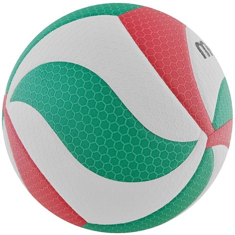 Piłka siatkowa Molten V5M5000 FIVB biało-czerwono-zielona Piłka siatkowa Molten V5M5000 FIVB biało-czerwono-zielona