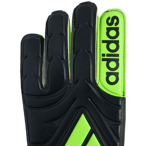 Rękawice bramkarskie dla dzieci adidas Copa Club czarno-limonkowe JN5341 Rękawice bramkarskie dla dzieci adidas Copa Club czarno-limonkowe JN5341