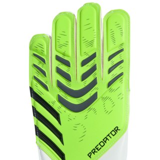 Rękawice bramkarskie dla dzieci adidas Predator Training limonkowe JN5362
