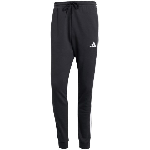 Spodnie męskie adidas Essential 3-Stripes French Terry czarne JD1881 Spodnie męskie adidas Essential 3-Stripes French Terry czarne JD1881