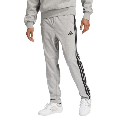 Spodnie męskie adidas Essentials 3-Stripes Single Jersey szare JE6428 Spodnie męskie adidas Essentials 3-Stripes Single Jersey szare JE6428