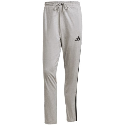 Spodnie męskie adidas Essentials 3-Stripes Single Jersey szare JE6428 Spodnie męskie adidas Essentials 3-Stripes Single Jersey szare JE6428