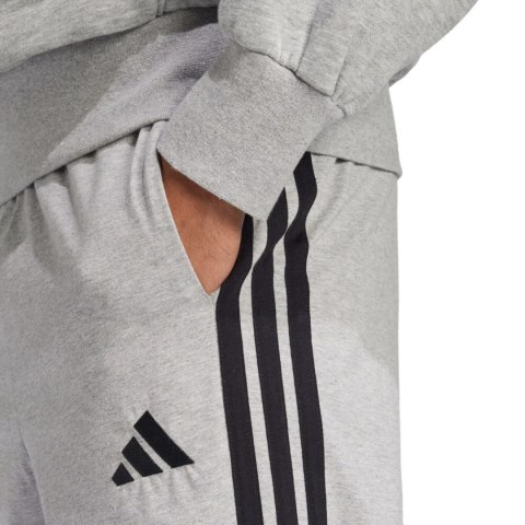 Spodnie męskie adidas Essentials 3-Stripes Single Jersey szare JE6428 Spodnie męskie adidas Essentials 3-Stripes Single Jersey szare JE6428