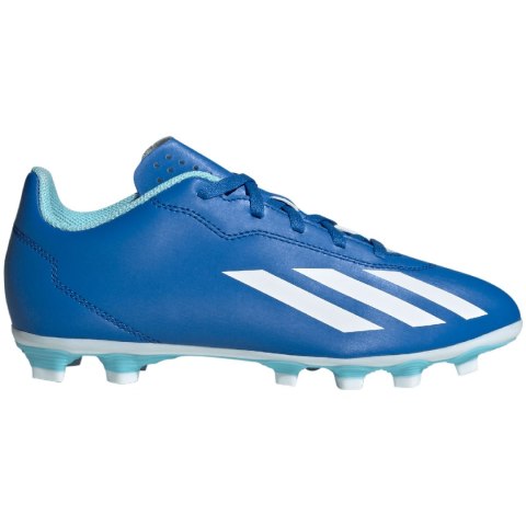 Buty piłkarskie dla dzieci adidas X Crazyfast.4 FxG niebieskie IE1587 Buty piłkarskie dla dzieci adidas X Crazyfast.4 FxG niebieskie IE1587