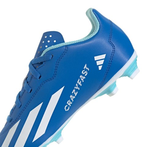 Buty piłkarskie dla dzieci adidas X Crazyfast.4 FxG niebieskie IE1587 Buty piłkarskie dla dzieci adidas X Crazyfast.4 FxG niebieskie IE1587