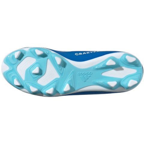 Buty piłkarskie dla dzieci adidas X Crazyfast.4 FxG niebieskie IE1587 Buty piłkarskie dla dzieci adidas X Crazyfast.4 FxG niebieskie IE1587
