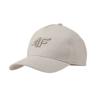 Czapka z daszkiem dla dzieci 4F U388 beżowa 4FJWSS25ACABU388 83S