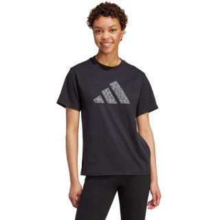 Koszulka damska adidas Animal Graphic czarna JV8536