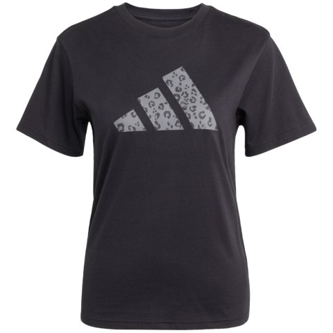 Koszulka damska adidas Animal Graphic czarna JV8536 Koszulka damska adidas Animal Graphic czarna JV8536