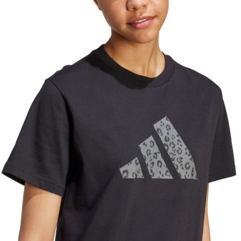 Koszulka damska adidas Animal Graphic czarna JV8536 Koszulka damska adidas Animal Graphic czarna JV8536