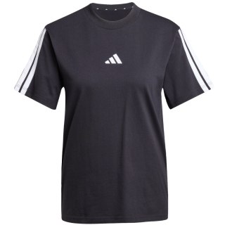 Koszulka damska adidas Essentials 3-Stripes Cotton czarna JM2393