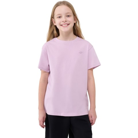 Koszulka dla dziewczynki 4F F2326 jasny róż 4FJWSS25TTSHF2326 56S Koszulka dla dziewczynki 4F F2326 jasny róż 4FJWSS25TTSHF2326 56S