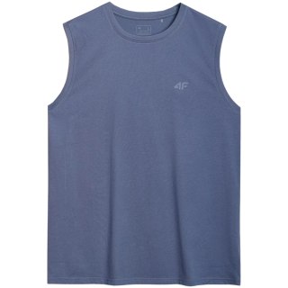 Koszulka męska 4F M125 denim 4FWMM00TSLEM125 32S