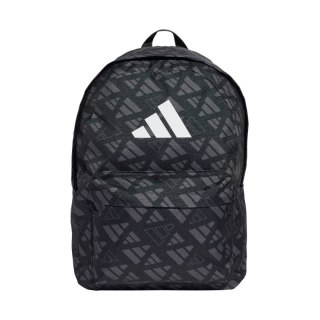 Plecak adidas Classic Monogram Graphic czarno-szary JX1257