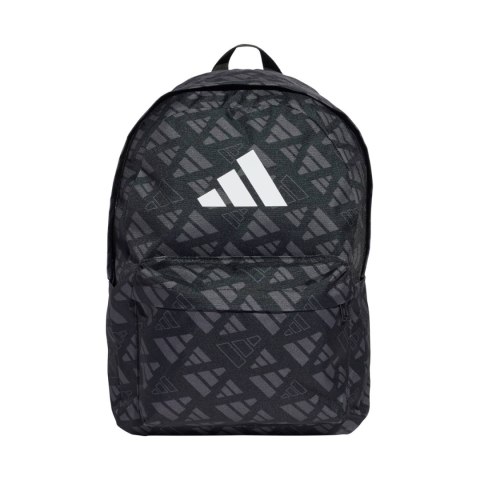 Plecak adidas Classic Monogram Graphic czarno-szary JX1257 Plecak adidas Classic Monogram Graphic czarno-szary JX1257