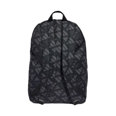 Plecak adidas Classic Monogram Graphic czarno-szary JX1257 Plecak adidas Classic Monogram Graphic czarno-szary JX1257