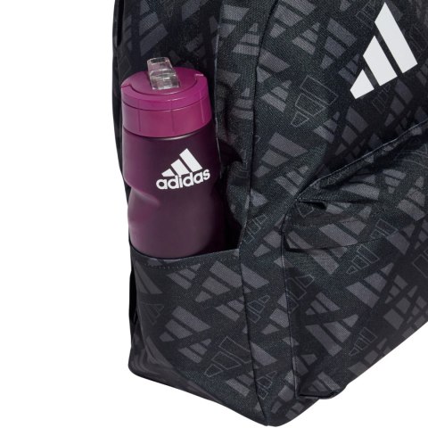 Plecak adidas Classic Monogram Graphic czarno-szary JX1257 Plecak adidas Classic Monogram Graphic czarno-szary JX1257